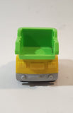 Dump Truck Yellow and Green Plastic Toy Car Vehicle