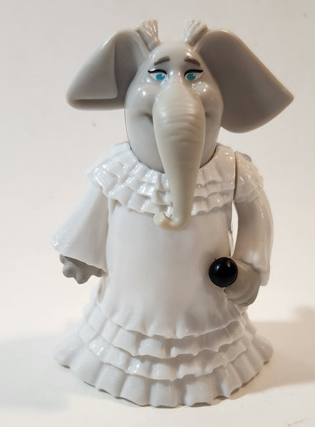 2021 McDonald's Sing 2 Meena Elephant 4" Tall Plastic Toy Figure
