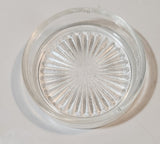 Vintage Engraved Silver Look Dome Roll Top 5 1/4" Diameter Caviar Butter Serving Dish with Glass Insert Made in England