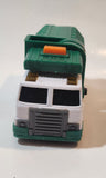 Dickie Toys Recycling Truck White and Green 5 3/8" Long Plastic Toy Car Vehicle with Lights and Sound (NOT TESTED - MISSING REAR DOOR)