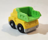 Dump Truck Yellow and Green Plastic Toy Car Vehicle