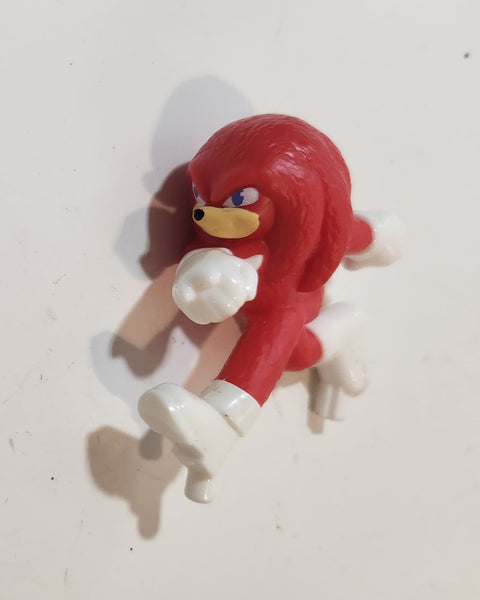 2022 McDonald's Sonic The Hedgehog 2 Movie Knuckles The Echidna 2 1/2" Tall Plastic Toy Figure