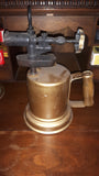 Antique Plumber's Blow Torch with Wood Handle - Treasure Valley Antiques & Collectibles