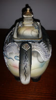 1950s Rare Moriage Satsuma Elephant Dragon Ware Teapot Made in Japan - Treasure Valley Antiques & Collectibles