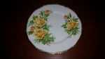 1950s Royal Albert "Tea Rose" Yellow Bone China Salad Plate - Treasure Valley Antiques & Collectibles