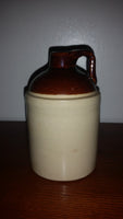 Antique Stoneware Crockery Liquor Pottery Jug (White tone) - Treasure Valley Antiques & Collectibles