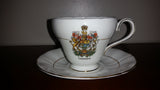 Vintage Royal Adderley Canada Souvenir Tea Cup & Saucer Coat of Arms - Treasure Valley Antiques & Collectibles