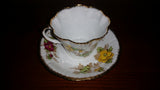 1950s Salisbury “ Pansy “ Teacup and Saucer Fine Bone China .Pattern 1878 - Treasure Valley Antiques & Collectibles