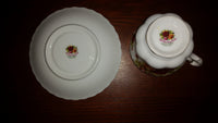 1960s Royal Albert Old Country Roses Tea Cup and Saucer Set