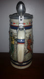 1983 Avon 1900-1980 Football History Lidded Beer Stein - Ceramarte Brazil - Treasure Valley Antiques & Collectibles