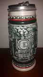 1982 Avon Age of The Iron Horse Railroad Locomotive Train Engine Lidded Beer Stein - Treasure Valley Antiques & Collectibles