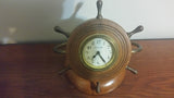Antique Ship Wheel New Haven Nautical Desk Clock - Treasure Valley Antiques & Collectibles