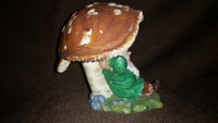 Vintage Dwarphy Products Gnome Under Mushroom - Treasure Valley Antiques & Collectibles
