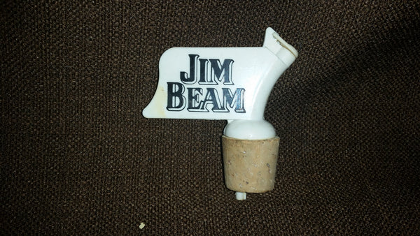 Vintage Jim Beam Whiskey Liquor Bottle Pourer - Treasure Valley Antiques & Collectibles