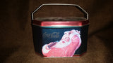 Collectible 2002 Santa Holiday Joy Zellers Coca Cola Coke Tin Box with Handles - Treasure Valley Antiques & Collectibles