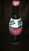Vintage Late 70s Early 80s 750 mL Glass Coke Coca-Cola Bottle English French with Cap - Treasure Valley Antiques & Collectibles