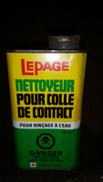 Vintage 1960-70s LePage Contact Cement Cleaner Tin (approx half full) - Treasure Valley Antiques & Collectibles