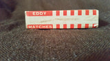 Vintage 1960-70s Eddy Redbird Matches Cardboard Advertising Empty Box Left Logo 5 Written - Treasure Valley Antiques & Collectibles