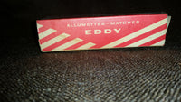 Vintage 1960-70s Eddy Redbird Strike Anywhere Matches Cardboard Advertising Empty Box Center Logo - Treasure Valley Antiques & Collectibles