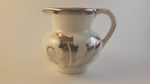 Antique 1920s Lancaster & Sandland English Ware Creamer Pitcher with Silver Trim - Treasure Valley Antiques & Collectibles