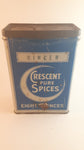 1940s Crescent Pure Spices Ginger Tin (Still has product inside) Seattle, Washington - Treasure Valley Antiques & Collectibles
