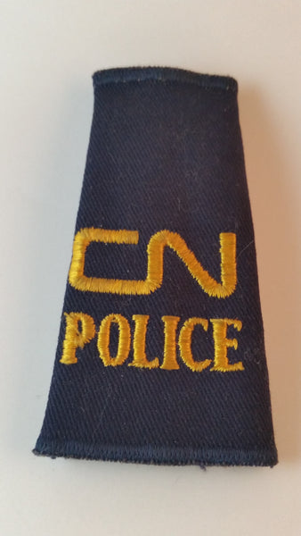 Vintage CN Canadian National Railway Police Shoulder Arm Patch - Treasure Valley Antiques & Collectibles