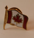 Vintage Waving Canada Flag Pin Souvenir Collectible - Treasure Valley Antiques & Collectibles