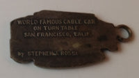 Vintage Powell & Mason Sts 509 Municipal Railway San Francisco California Key Chain Necklace Pendant - Treasure Valley Antiques & Collectibles