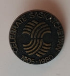 Vintage Celebrate Saskatchewan 1905 - 1980 75th Anniversary Pin - Treasure Valley Antiques & Collectibles