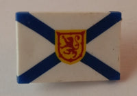 Vintage Nova Scotia Plastic Collectible Souvenir Flag Pin - Treasure Valley Antiques & Collectibles