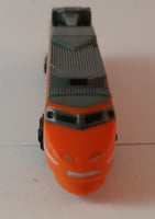 Vintage 1989 Micro Machines Orange 16 TVG High Speed Bullet Train Locomotive Toy - Treasure Valley Antiques & Collectibles