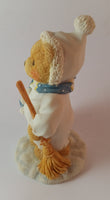Cherished Teddies Boy Dressed As Snowman Figurine Earl "Warm Hearted Friends" - Treasure Valley Antiques & Collectibles