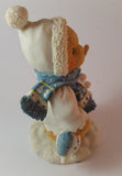 Cherished Teddies Boy Dressed As Snowman Figurine Earl "Warm Hearted Friends" - Treasure Valley Antiques & Collectibles