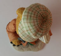 Cherished Teddies Boy Holding Umbrella Figurine England "You're A Jolly Ol' Chap" - Treasure Valley Antiques & Collectibles