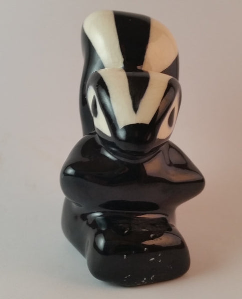Vintage Skunk Tear Drop Eyed Skunk Figurine Marked 39 - Treasure Valley Antiques & Collectibles