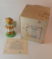 Cherished Teddies Angel Figurine Angie "I Bought The Star" 1992 #951137 In Box - Treasure Valley Antiques & Collectibles