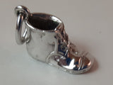 Vintage Sterling Silver Miniature Boot Charm Pendant - Treasure Valley Antiques & Collectibles