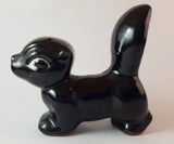 Vintage Japan Porcelain Skunk Figurine with Leary Eyes - Treasure Valley Antiques & Collectibles