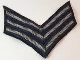 Vintage Military/Police Sergeant Sleeve Stripes Patch - Treasure Valley Antiques & Collectibles