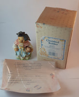 Cherished Teddies Girl With Basket of Bread Figurine France "Our Friendship Is Bon Appetit!" - Treasure Valley Antiques & Collectibles