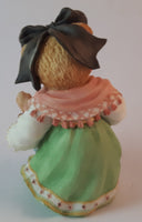 Cherished Teddies Girl With Basket of Bread Figurine France "Our Friendship Is Bon Appetit!" - Treasure Valley Antiques & Collectibles