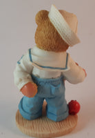 Cherished Teddies Boy With Apple Pie Figurine U.S.A. "Our Friendship Is From Sea To Shining Sea" - Treasure Valley Antiques & Collectibles
