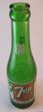 Vintage 1960s 7up 7 oz Glass Bottle Joliet Chicago, Illinois - Treasure Valley Antiques & Collectibles
