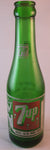 Vintage 1960s 7up 7 oz Glass Bottle Joliet Chicago, Illinois - Treasure Valley Antiques & Collectibles