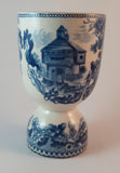 Vintage Delft Blue Large Egg Coddler Cup - Treasure Valley Antiques & Collectibles