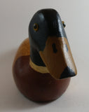 Vintage Hand Painted Hand Carved Wooden Drake Mallard Duck Decoy - Treasure Valley Antiques & Collectibles
