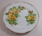 1950s Royal Albert "Tea Rose" Yellow Bone China Salad Plate