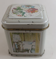 Vintage 1983 Frederick Warne Hunkydory Designs Nursery Rhymes Tom Kitten Small Tin - Treasure Valley Antiques & Collectibles
