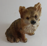 Vintage Resin Sheltie Yorkshire Terrier Dog Figurine - Treasure Valley Antiques & Collectibles