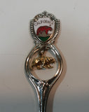 Vintage California Golden Bear Charm Engraved Collectible Spoon - Treasure Valley Antiques & Collectibles